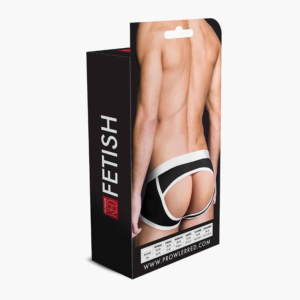 Ass-less Trunks White Ass-less Trunks White