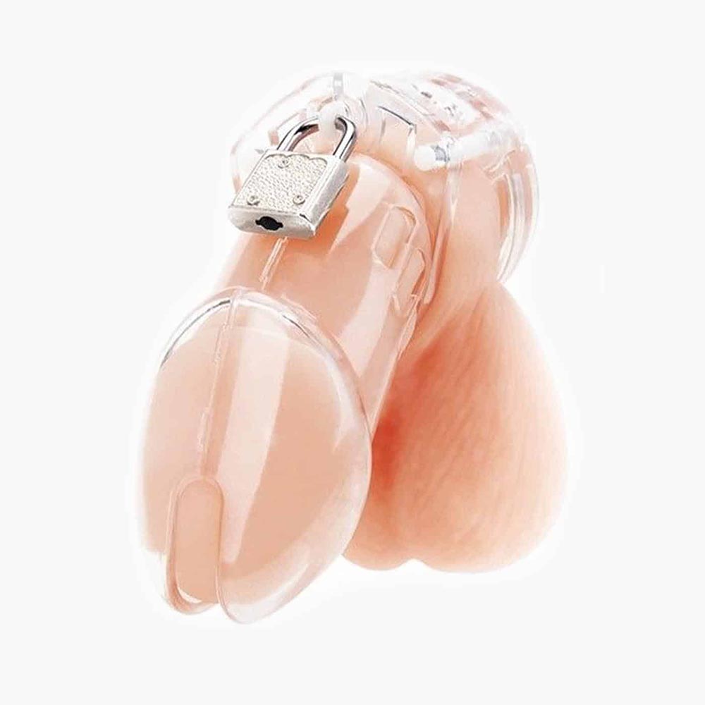 Acrylic See-thru Chastity Cage Acrylic See-thru Chastity Cage