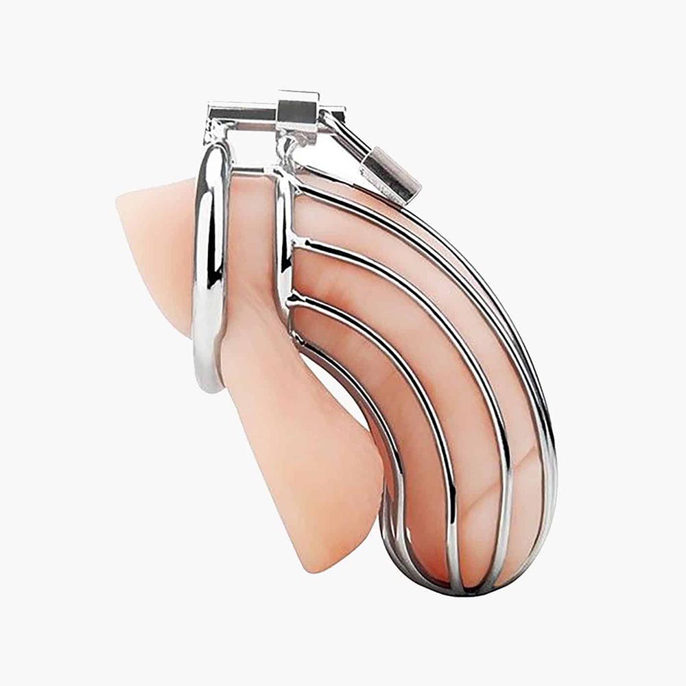 Prisoner Cock Cage Silver Prisoner Cock Cage Silver