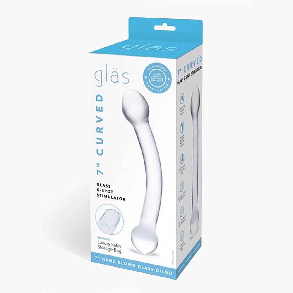 Curved Glass Stimulator Clear 7in Curved Glass Stimulator Clear 7in