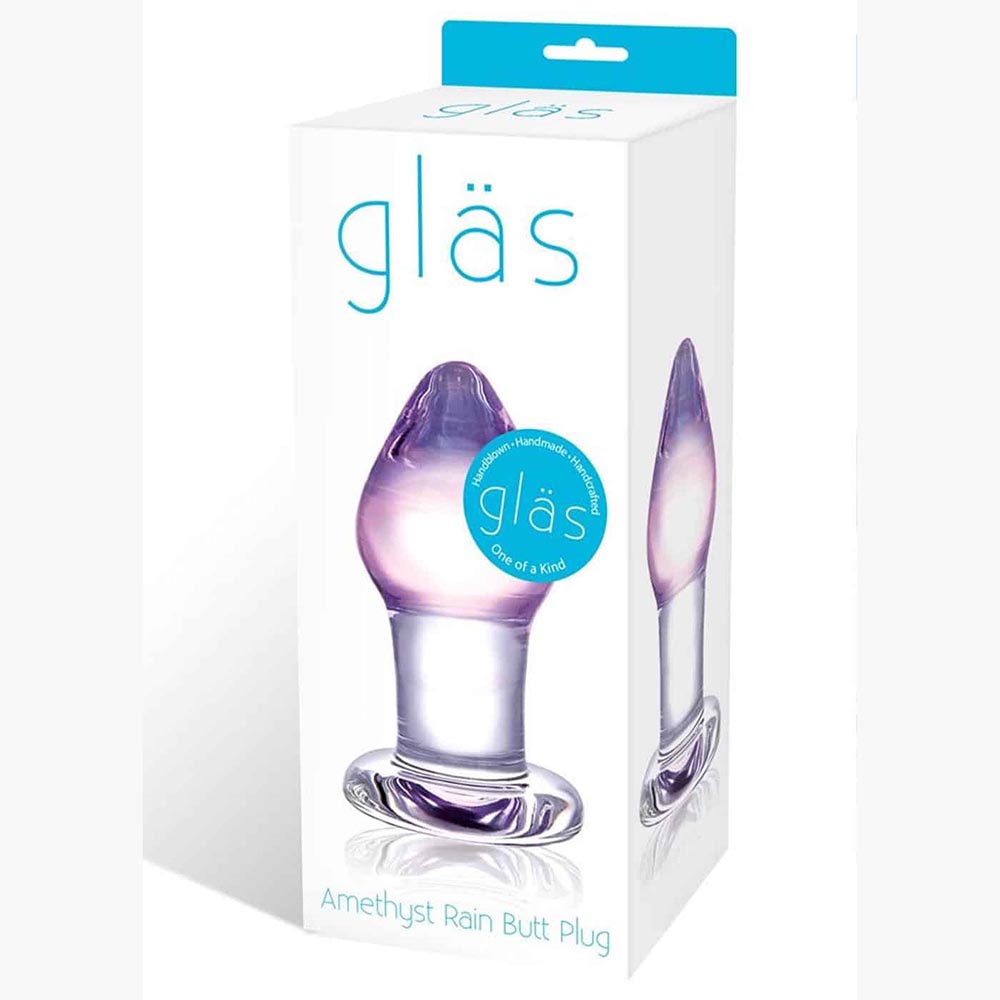 Amethyst Rain Butt Plug Purple Amethyst Rain Butt Plug Purple