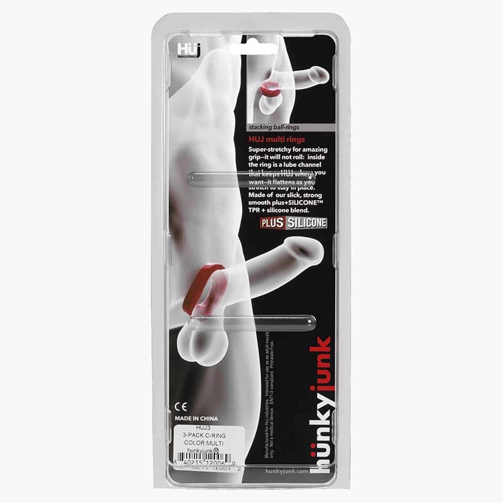 HUJ3 Cock Ring 3 Pack HUJ3 Cock Ring 3 Pack