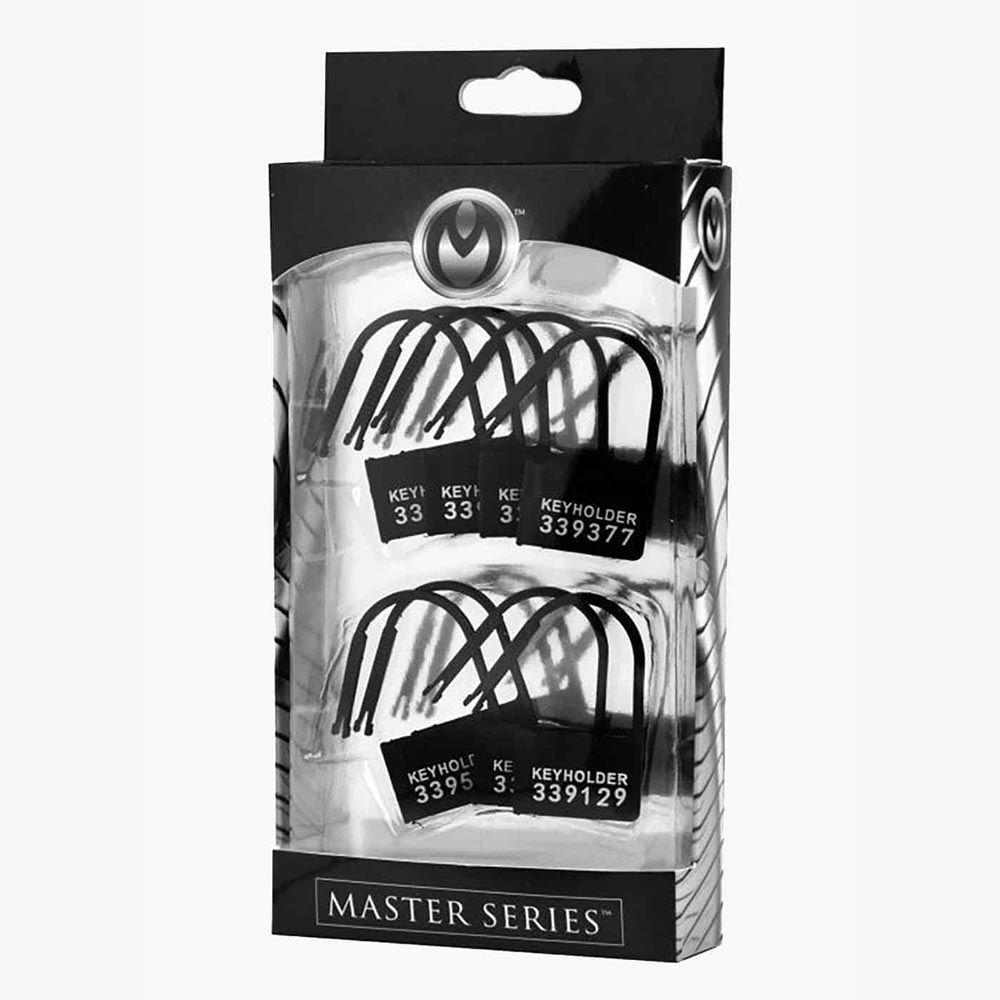 Keyholder 10 Pack Numbered Plastic Chastity Locks Keyholder 10 Pack Numbered Plastic Chastity Locks