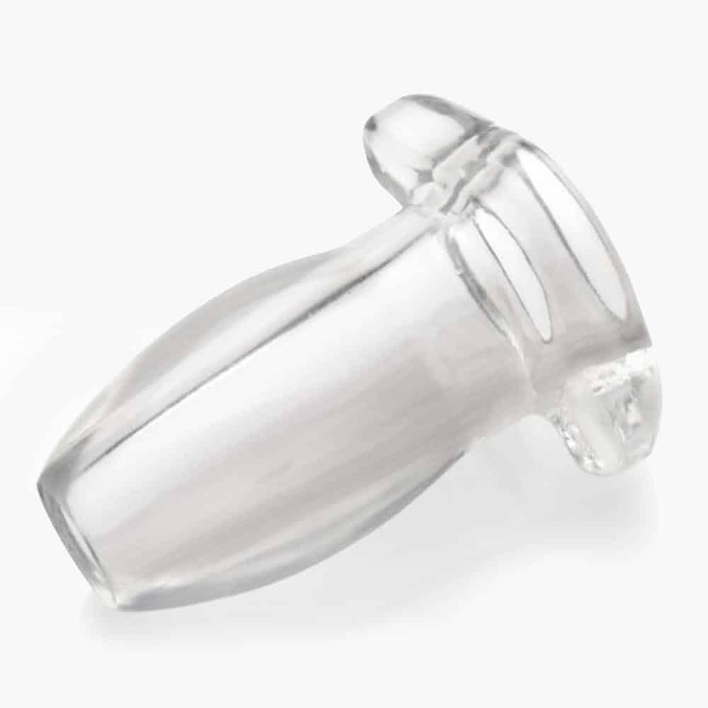 Peep Hole Clear Hollow Anal Plug Peep Hole Clear Hollow Anal Plug