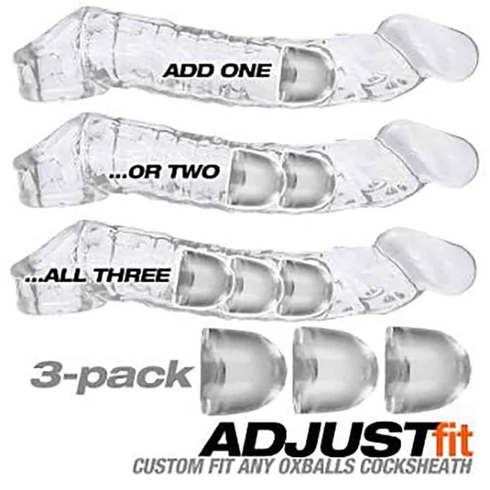 ADJUSTFIT INSERT 3 pack clear ADJUSTFIT INSERT 3 pack clear