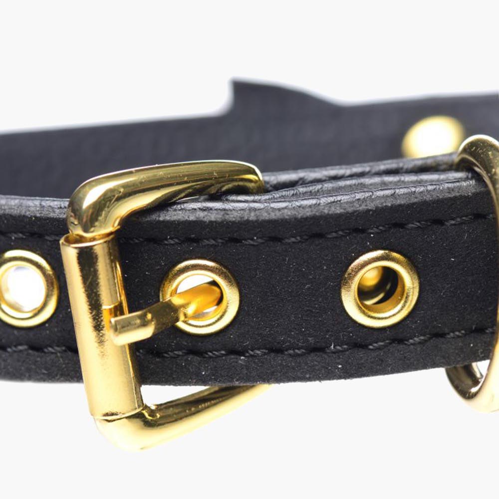 Golden Kitty Cat Bell Collar – Black/Gold Golden Kitty Cat Bell Collar – Black/Gold