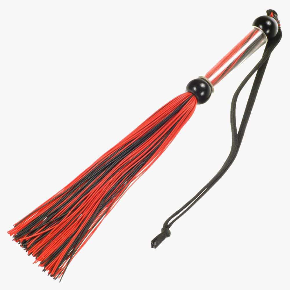 Tease And Please Silicone Flogger Black