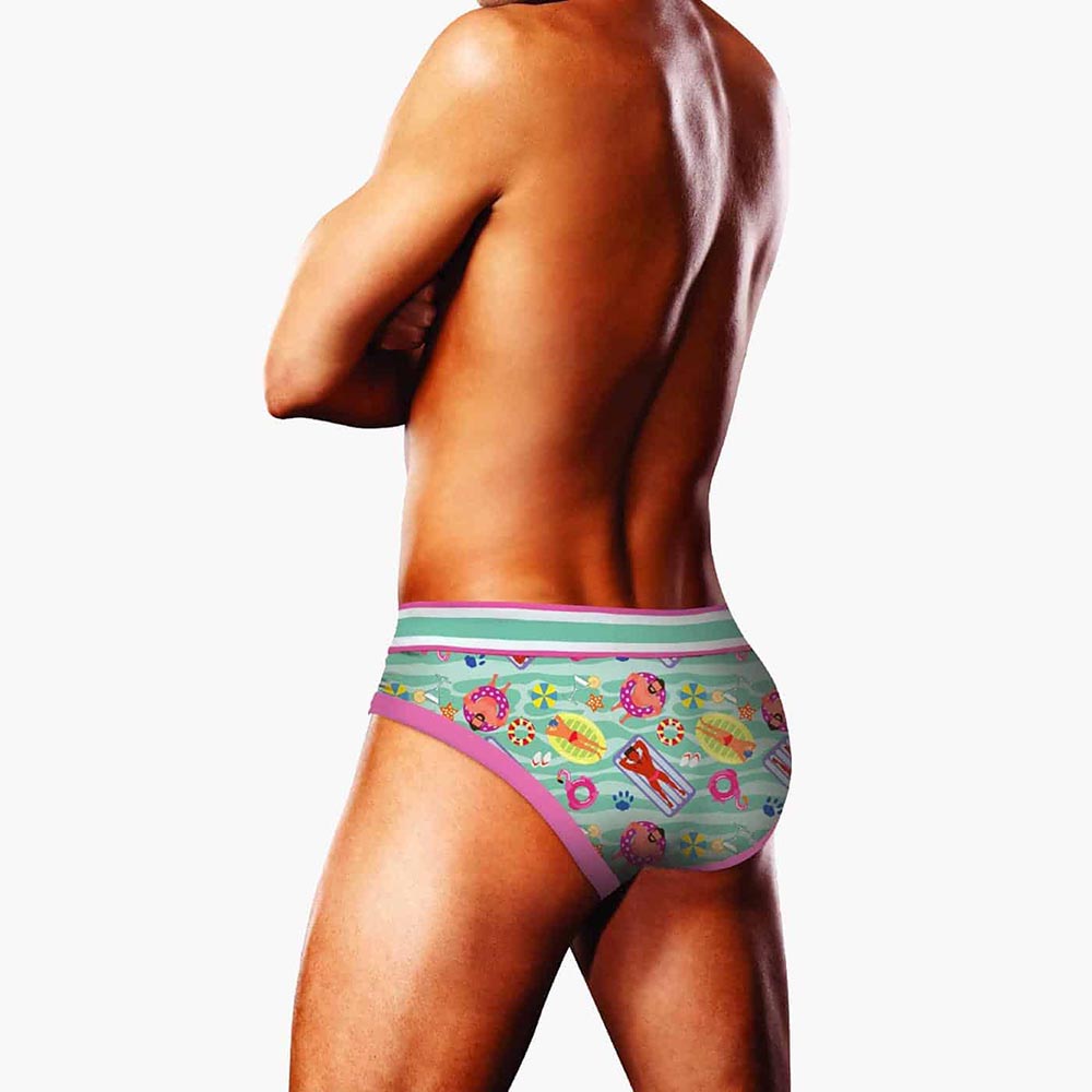 Swimming Brief Green Pink Swimming Brief Green Pink