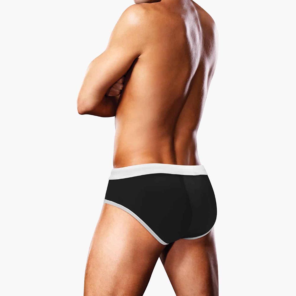 Swim Brief Oversized Paw Black Swim Brief Oversized Paw Black