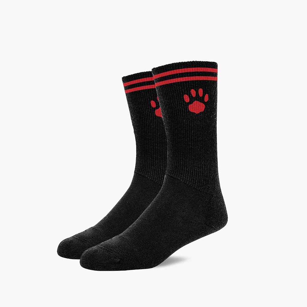 CREW Socks Black/Red