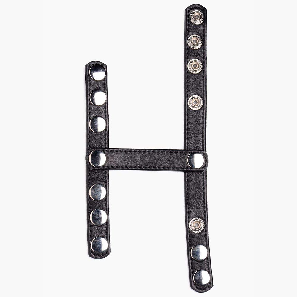 Leather Snap-On Cock Harness