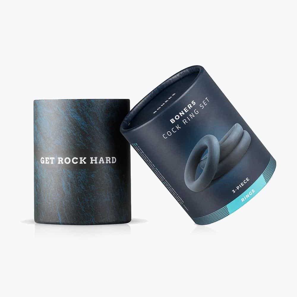 3-Piece Cock Ring Set Grey 3-Piece Cock Ring Set Grey