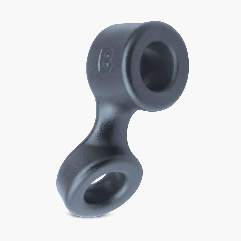 Cock Ring And Ball Stretcher Grey Cock Ring And Ball Stretcher Grey