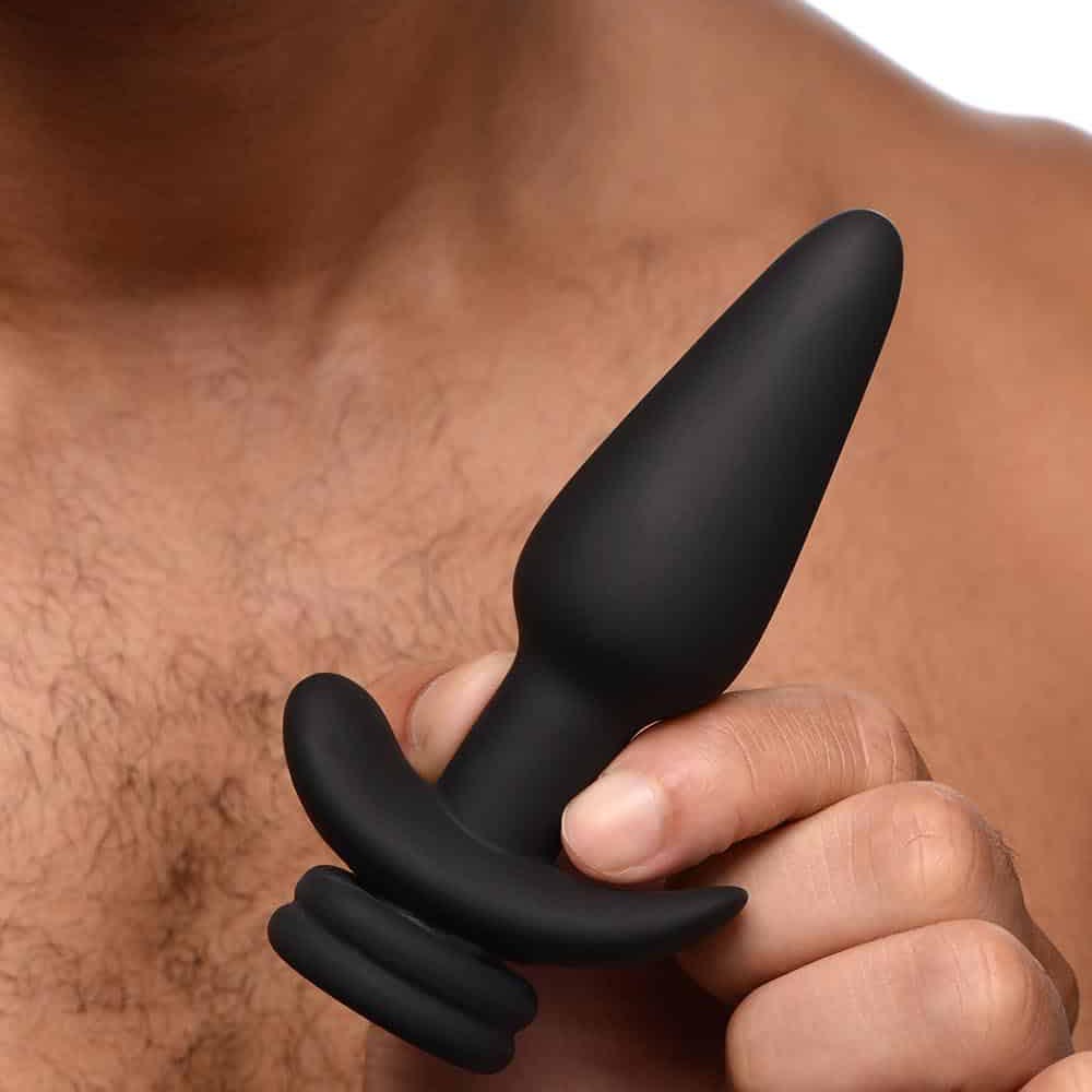 Interchangeable 10X Vibrating Anal Plug With Remote