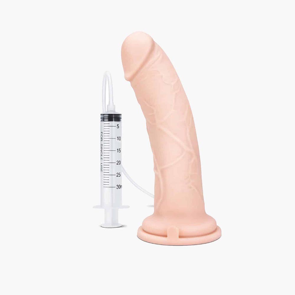 Ultra Cock Realistic Squirting Dildo 8in