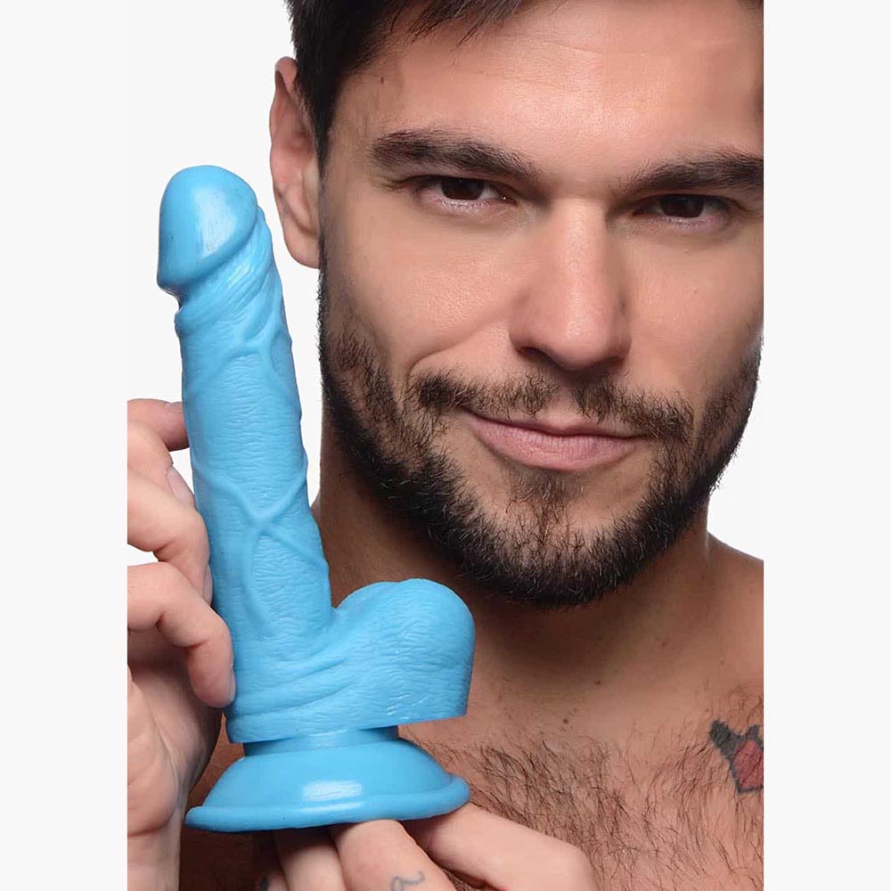 Dildo With Balls 6.5in 7.5in 8.25in
