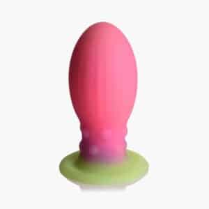 Xeno Egg Glow in the Dark Silicone Egg Pink 4.5in 6.1in Xeno Egg Glow in the Dark Silicone Egg Pink 4.5in 6.1in