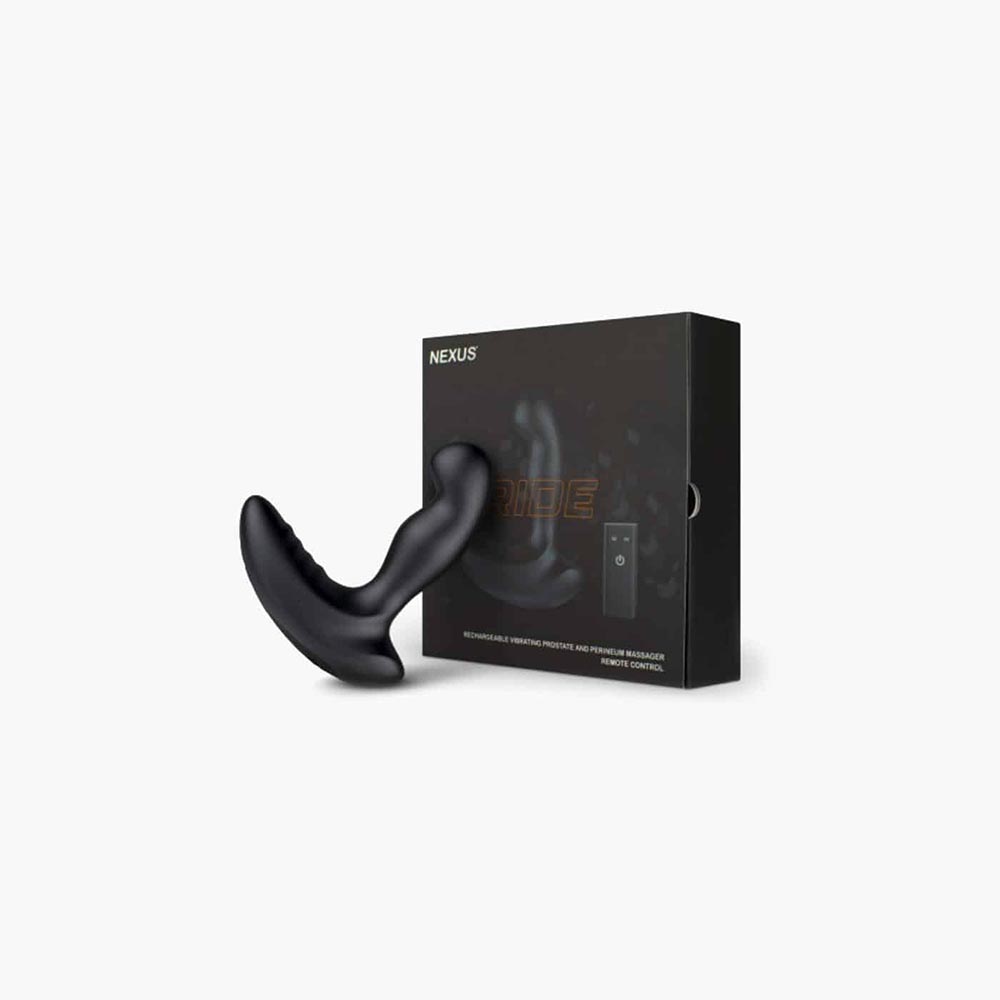 RIDE Remote Control Prostate Dual Motor Vibrator Black RIDE Remote Control Prostate Dual Motor Vibrator Black