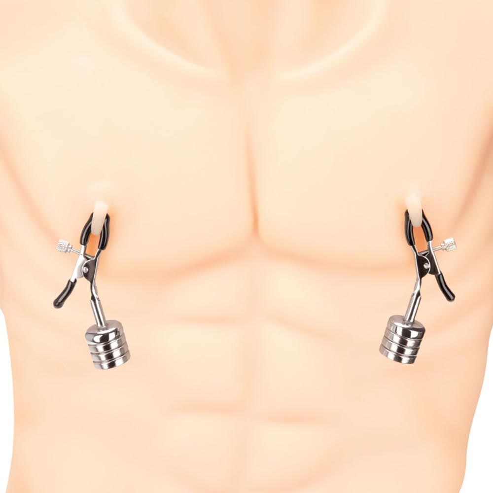 Prowler RED Nipple Clips with Magnetic Weights