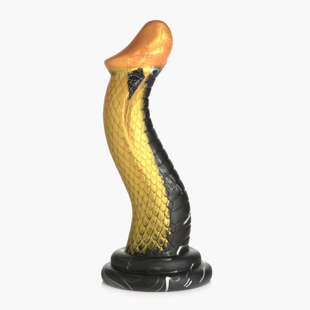 Golden Snake Silicone Dildo