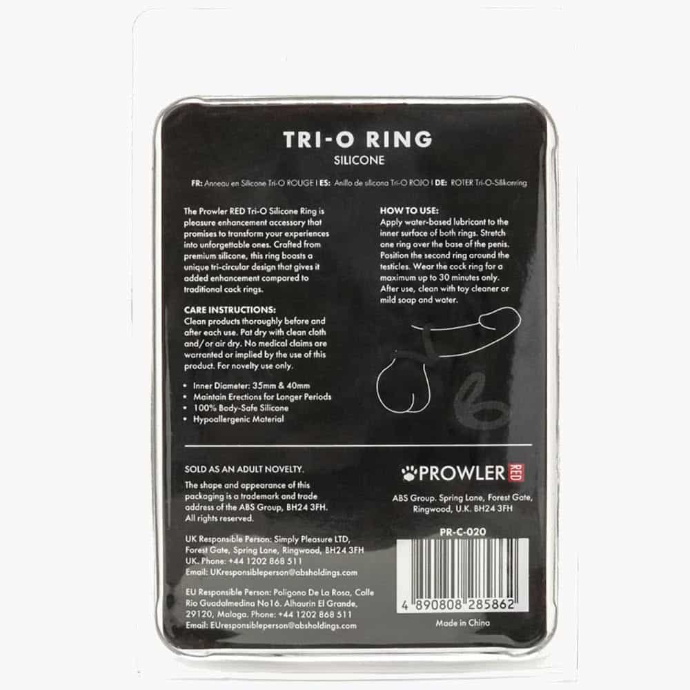 Tri-O Silicone Cock Ring Tri-O Silicone Cock Ring