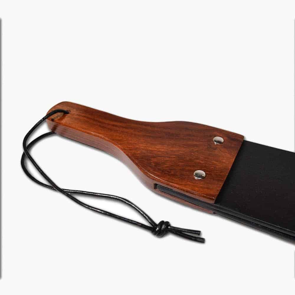 Leather and Wood Flapper Paddle Leather and Wood Flapper Paddle