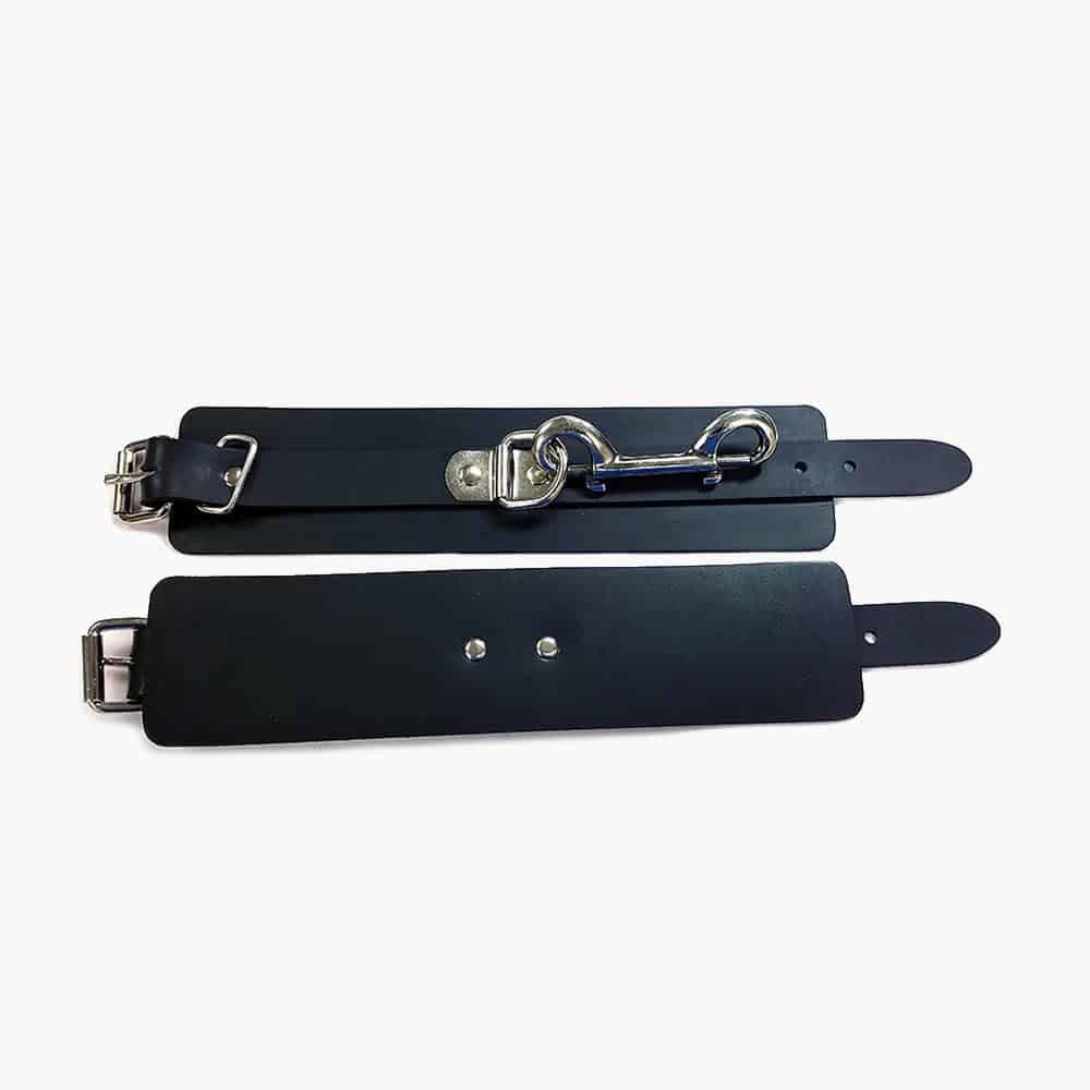 Black Rubber Ankle Cuffs Black Rubber Ankle Cuffs