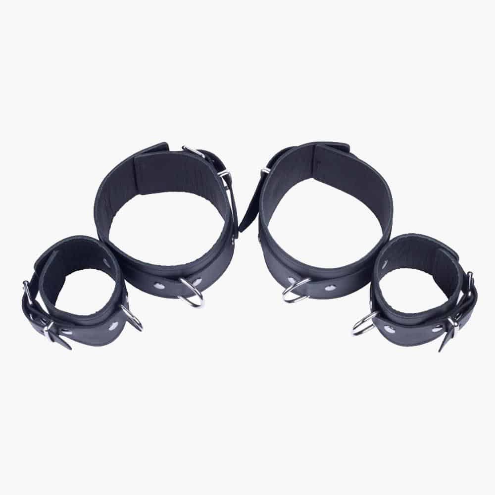 Arm To Forearm Leather Shackles Arm To Forearm Leather Shackles