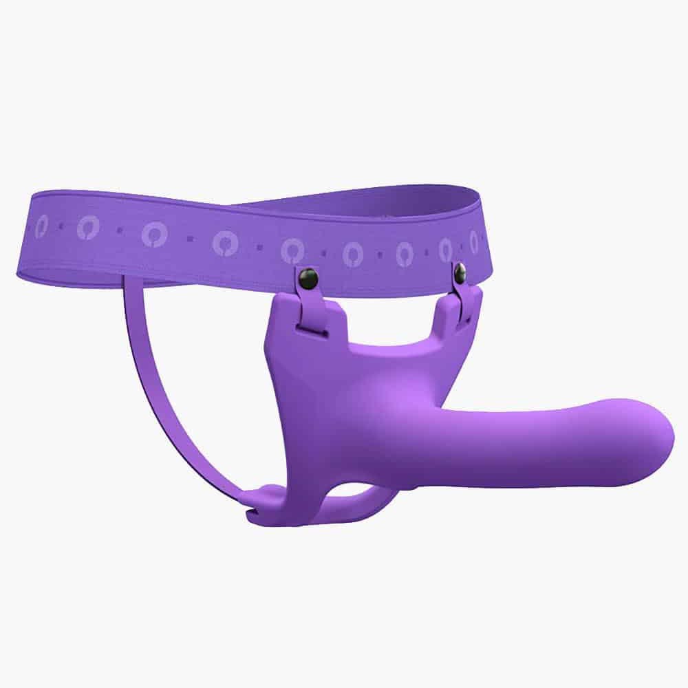 Zoro Silicone Strap on System With Waistbands Purple 5.5 Inch Zoro Silicone Strap on System With Waistbands Purple 5.5 Inch