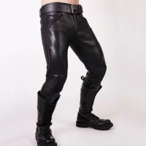 Black Leather Prowler Jeans Black Leather Prowler Jeans