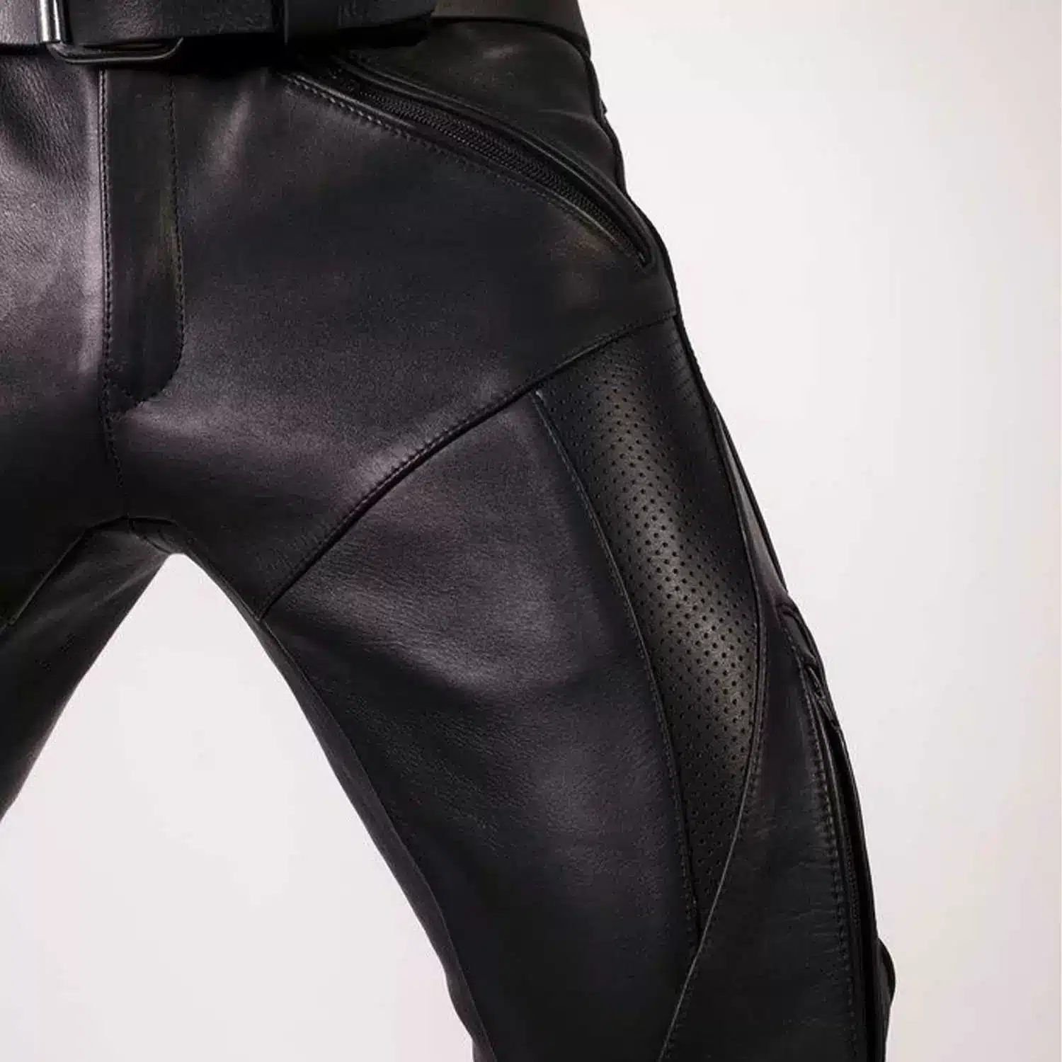Black Leather Prowler Jeans Black Leather Prowler Jeans