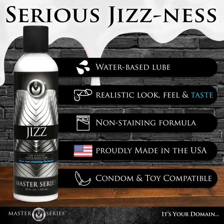 Jizz Scented Lube 8 oz. Jizz Scented Lube 8 oz.