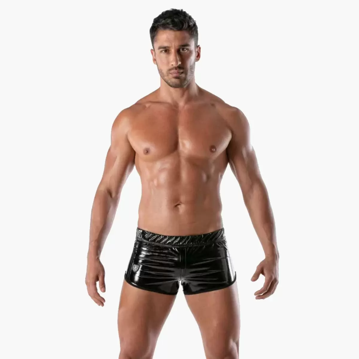 Vinyl Mini Shorts Black Vinyl Mini Shorts Black