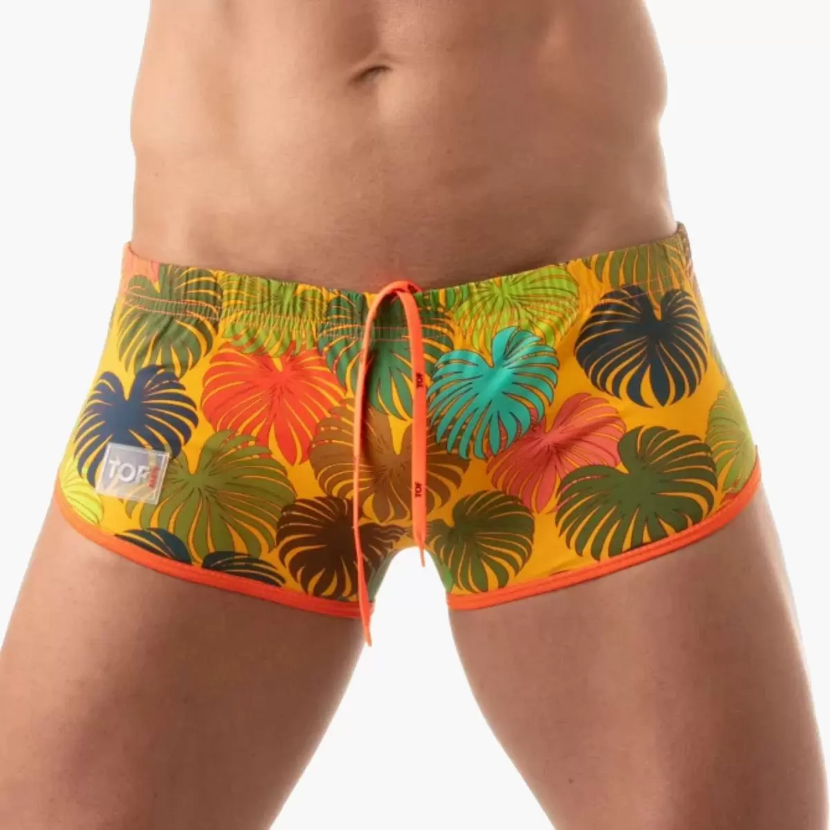 Floral Brazilian Swimsuit Yellow Floral Brazilian Swimsuit Yellow