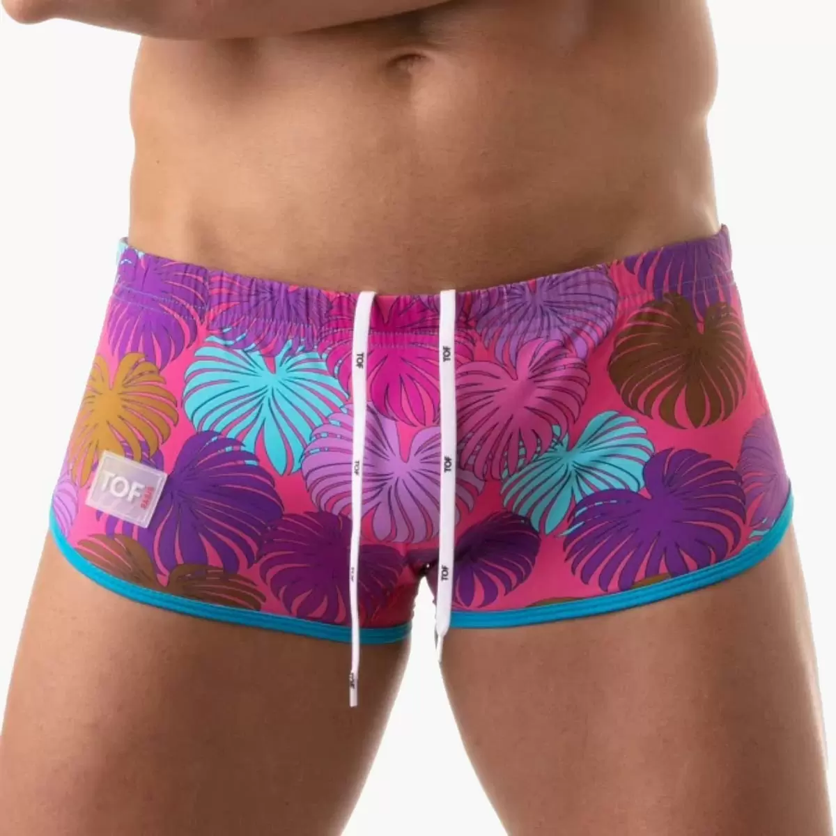 Floral Brazilian Swimsuit Pink
