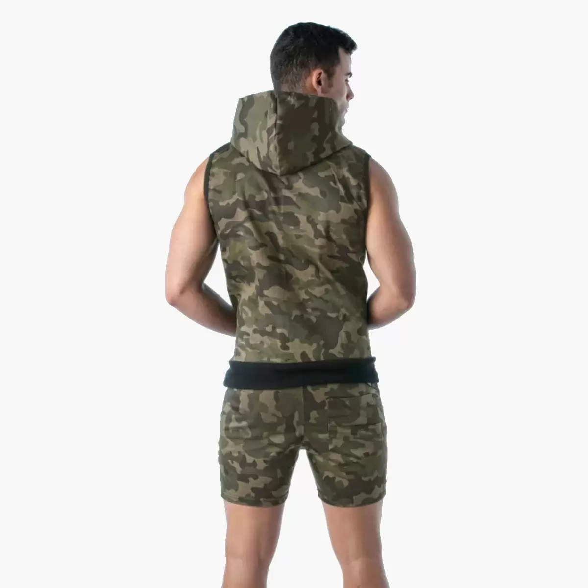 Army Sleeveless Hoodie Army Sleeveless Hoodie