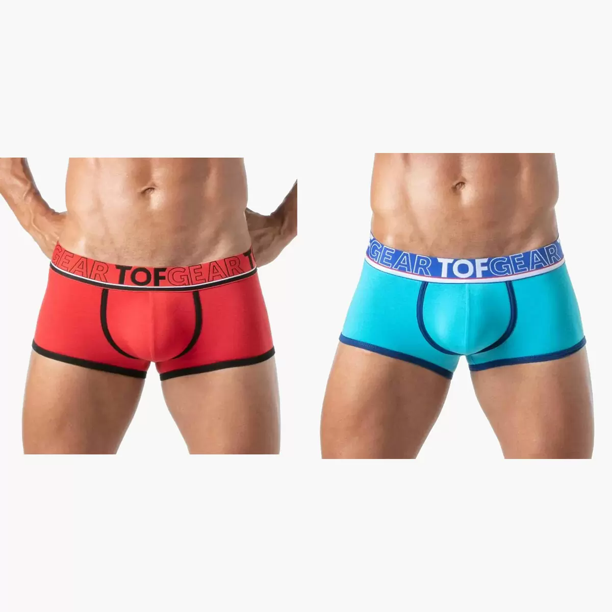 Champion Boxers Red Turquoise Champion Boxers Red Turquoise