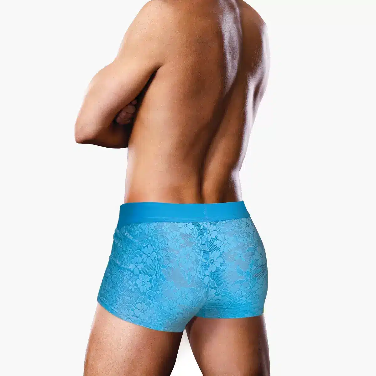 Neon Blue Lace Trunk Neon Blue Lace Trunk
