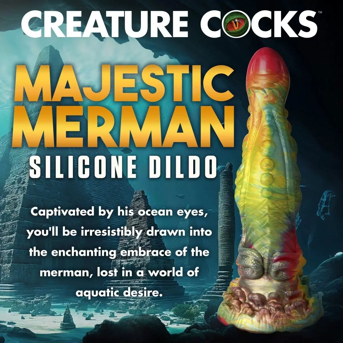 Majestic Merman Silicone Dildo Majestic Merman Silicone Dildo