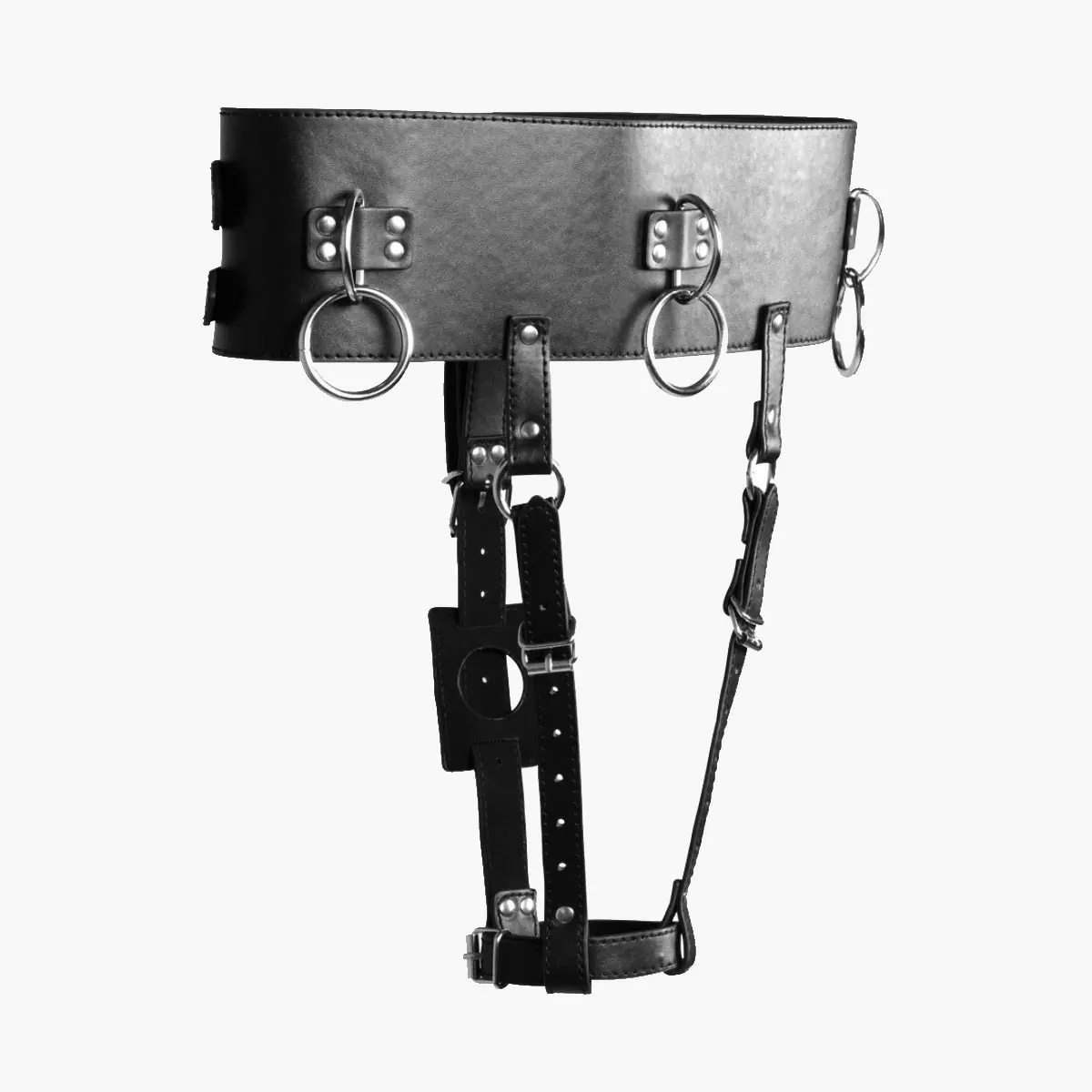 Belt with Vibrator Holder Black Belt with Vibrator Holder Black