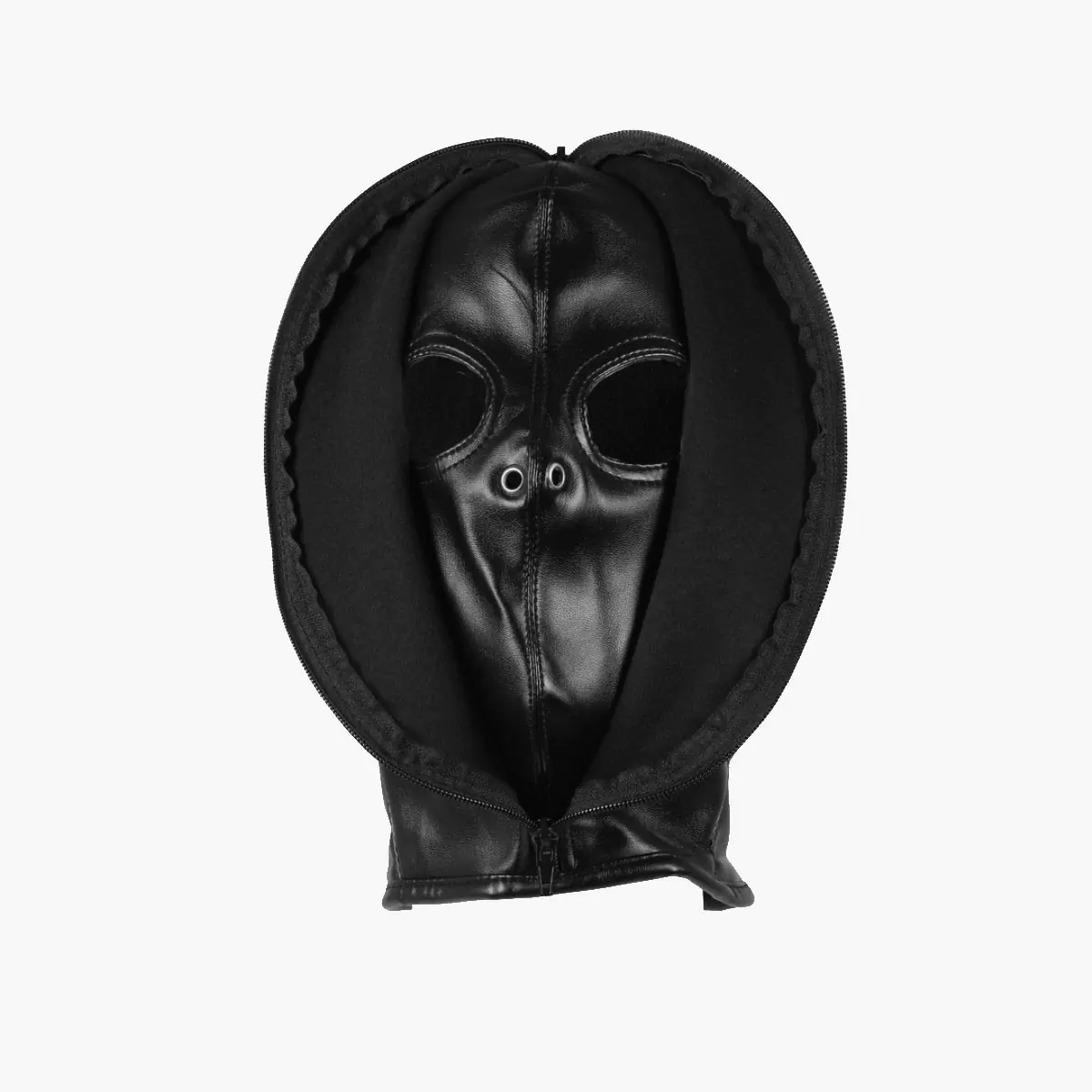 Zipup Bondage Mask Black Zipup Bondage Mask Black
