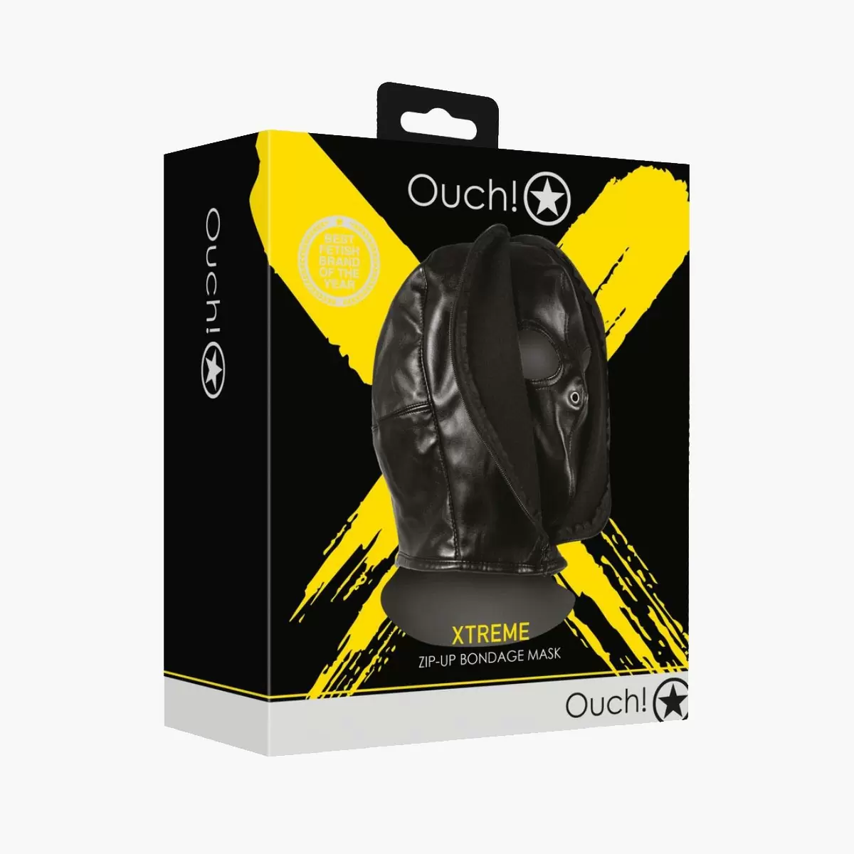 Zipup Bondage Mask Black Zipup Bondage Mask Black