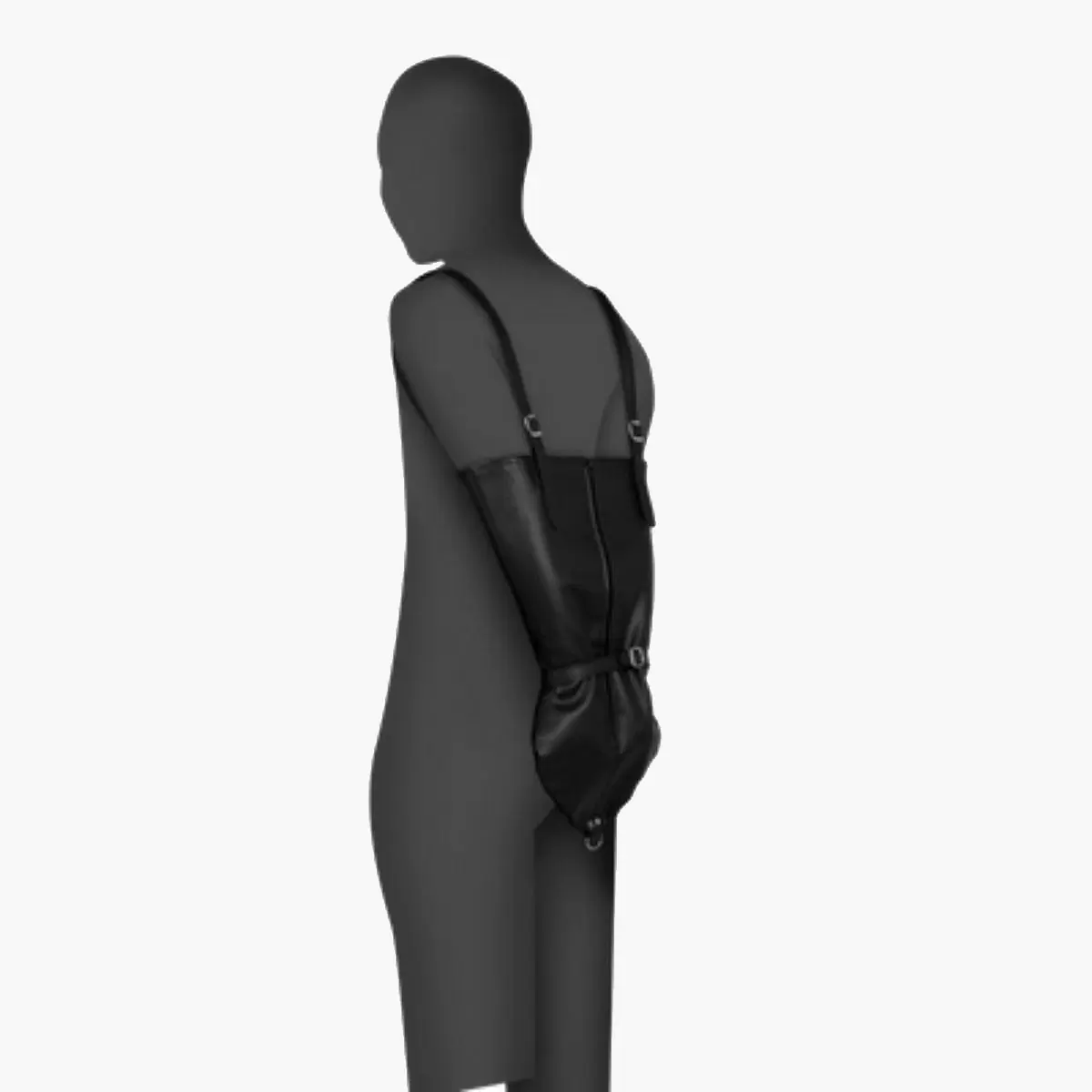 Zipup Full Sleeve Arm Restraint Black Zipup Full Sleeve Arm Restraint Black