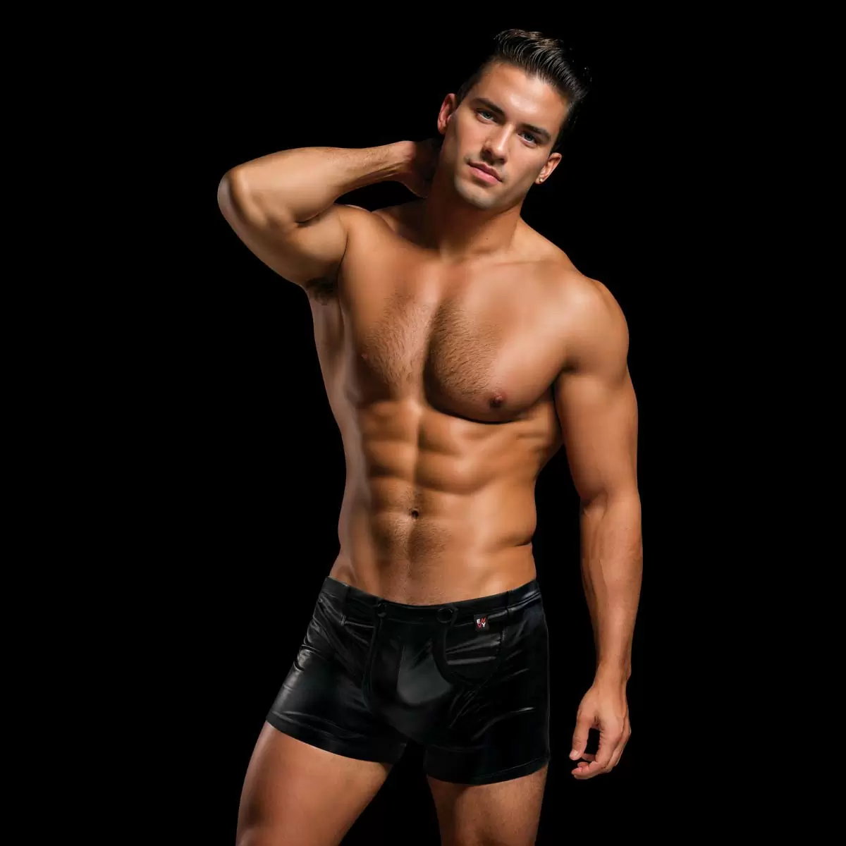 Snap Down Boxer Brief Black Snap Down Boxer Brief Black