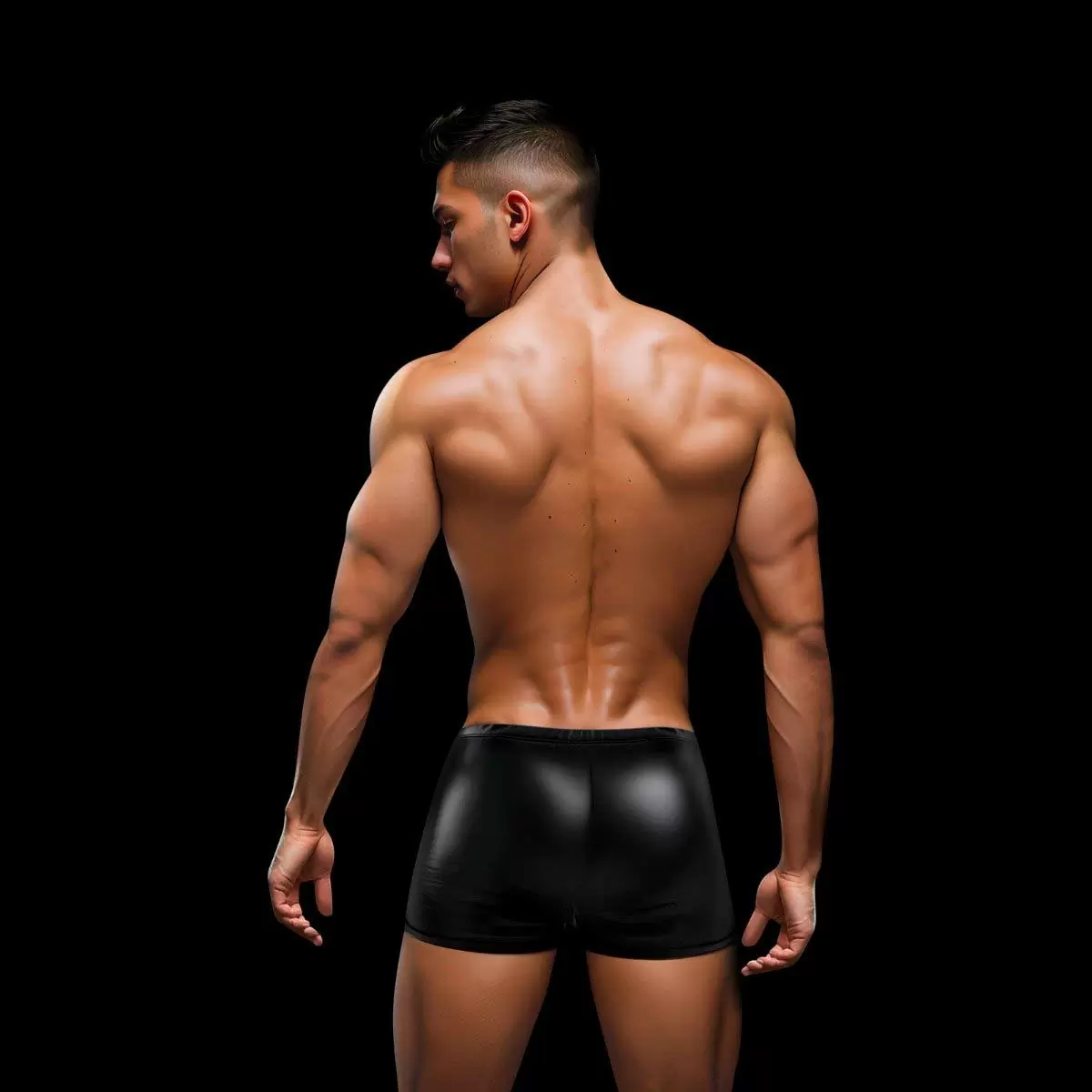 Snap Down Boxer Brief Black Snap Down Boxer Brief Black