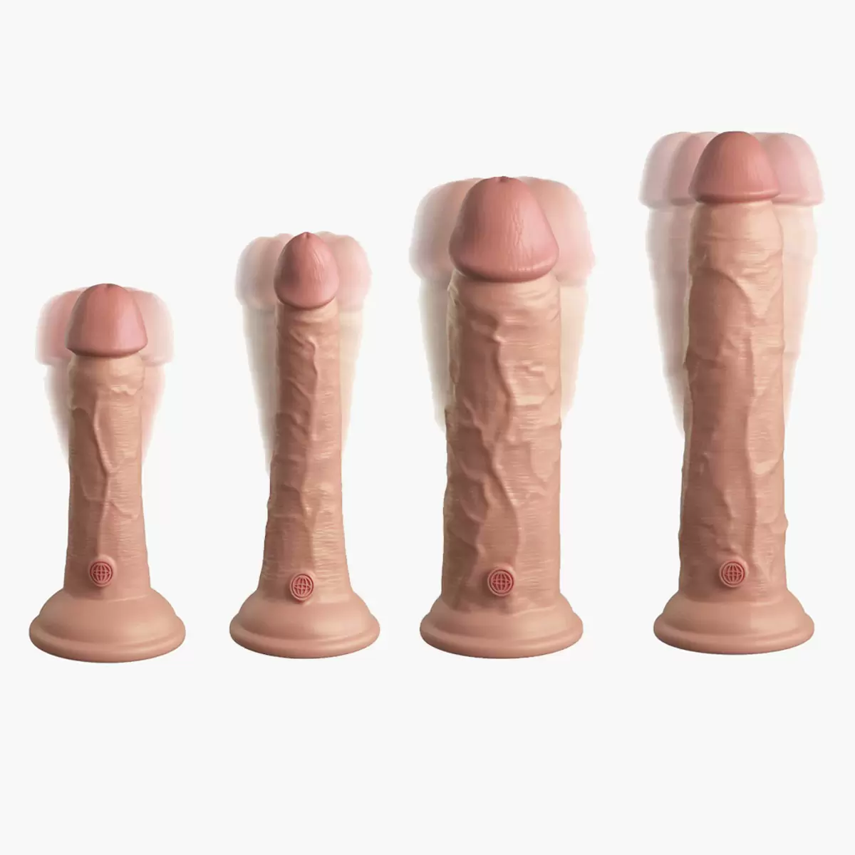 Elite Vibrating Silicone Dual Density Cock Elite Vibrating Silicone Dual Density Cock