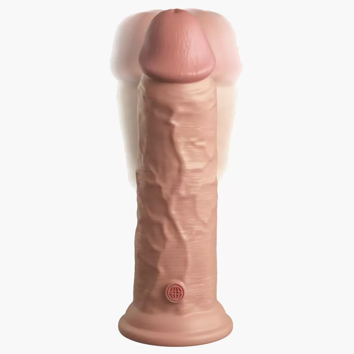 Elite Vibrating Silicone Dual Density Cock Elite Vibrating Silicone Dual Density Cock