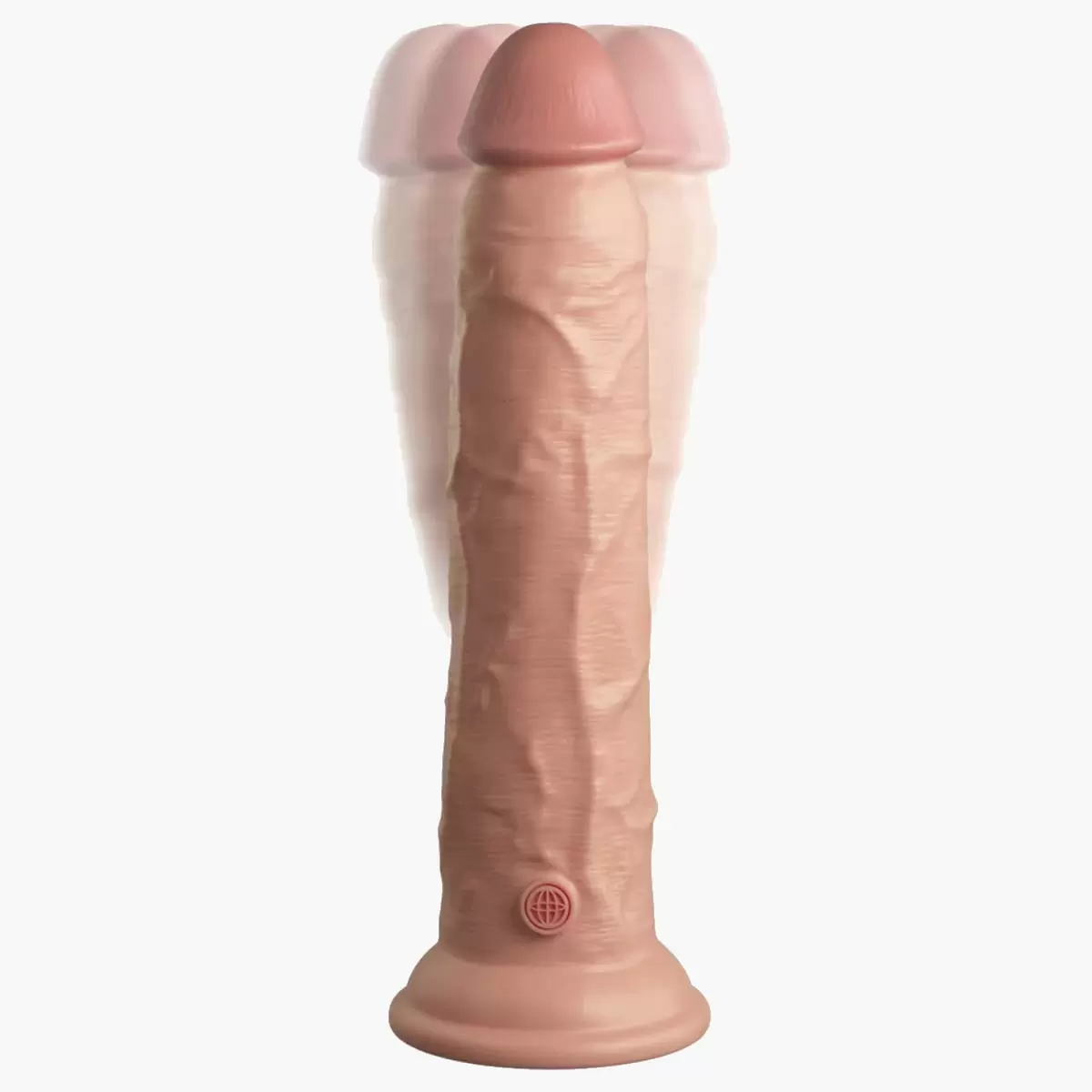 Elite Vibrating Silicone Dual Density Cock Elite Vibrating Silicone Dual Density Cock