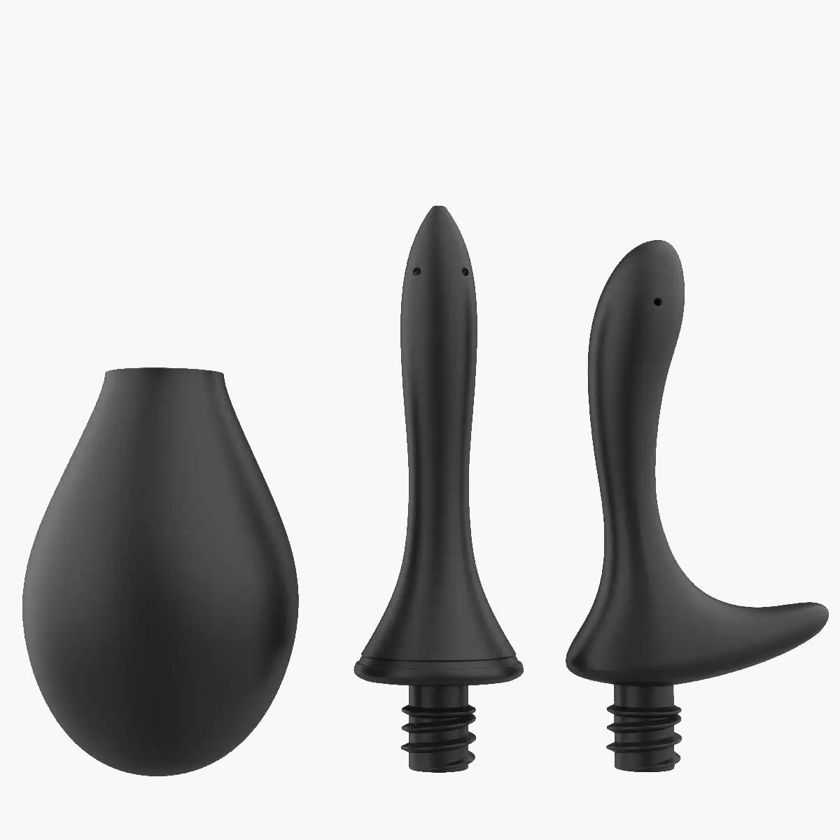 Douche Set 260ml Anal Douche with Silicone Tips x 2 Douche Set 260ml Anal Douche with Silicone Tips x 2