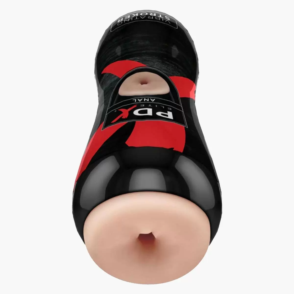 Elite Vibrating Anal Stroker – Light/Black Elite Vibrating Anal Stroker – Light/Black
